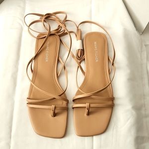 Marc Fisher Ankle Wrap Flat Sandal